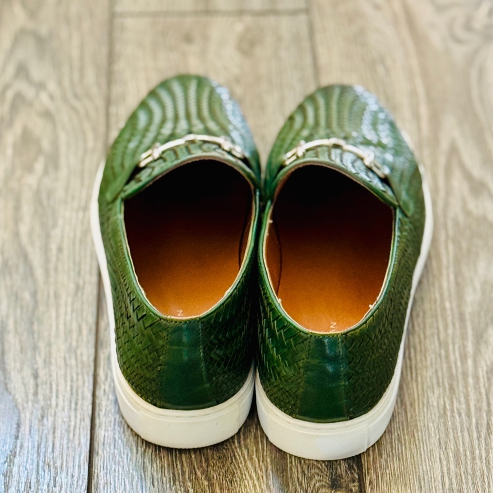 Marc Nolan Boardwalk Bit Green Loafer Sneakers / Loafers - Picture 6 of 9